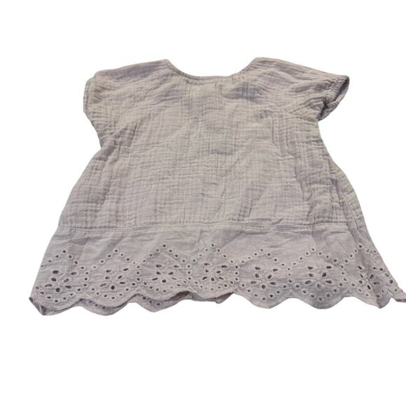 7 For all Mankind Baby Girl 24M Lilac Blouse - Picture 2 of 4